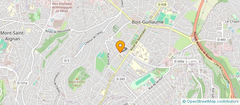 localisation de l'entreprise CLERC VILLON  BOIS-GUILLAUME