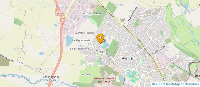 localisation de l'entreprise CLERDON à AVRILLE