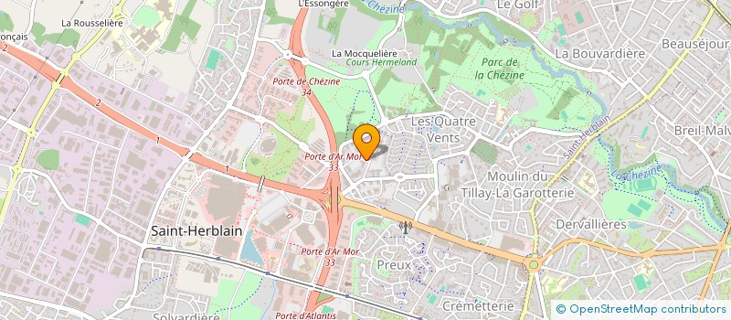 localisation de l'entreprise CLERE à SAINT-HERBLAIN