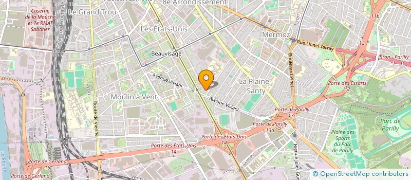 localisation de l'entreprise CLERE ALEXIS CLERE-AGHILI YASAMAN  LYON