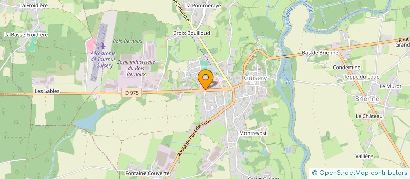 localisation de l'entreprise CLEREBOUT  CUISERY