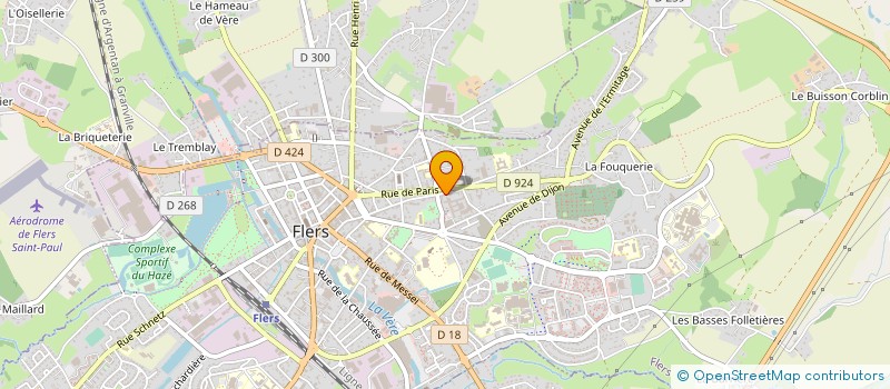 localisation de l'entreprise CLEREMBEAUX PLASTIQUES à FLERS
