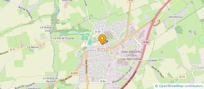 localisation de l'entreprise CLERET JEAN -PIERRE ET ELIZABETH  VILLERS-BOCAGE