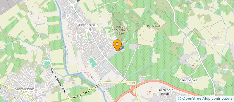 localisation de l'entreprise CLEREX à LIGNAN-SUR-ORB