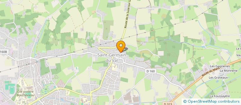 localisation de l'entreprise CLERFOND INVESTISSEMENT  LA FLECHE