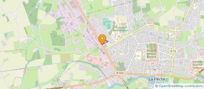 localisation de l'entreprise CLERFOND SPORT  LA FLECHE