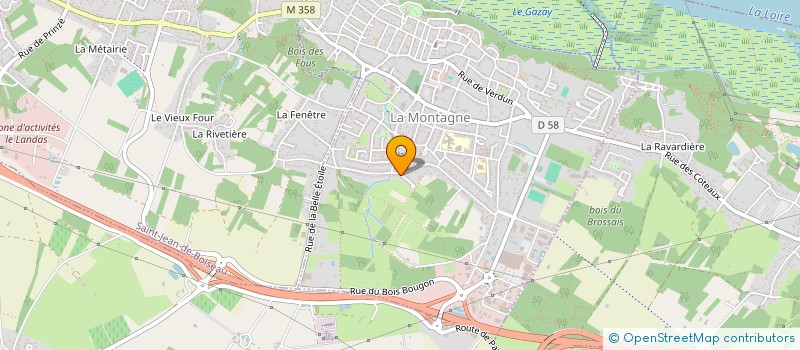 localisation de l'entreprise CLERGEAU SIMON  LA MONTAGNE