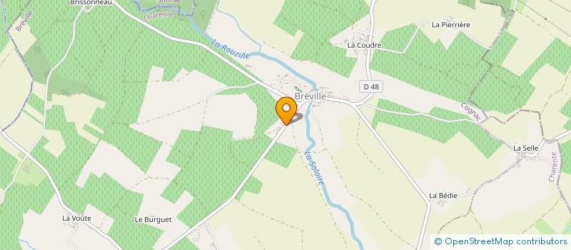 localisation de l'entreprise CLERGEAUD FILS à BREVILLE