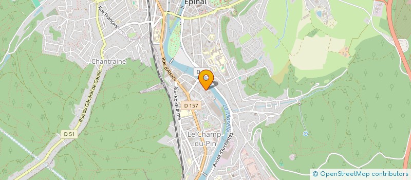 localisation de l'entreprise CLERGOJO à EPINAL
