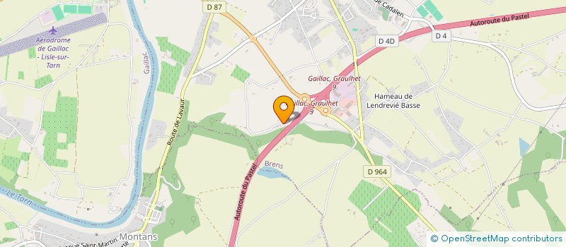 localisation de l'entreprise CLERGUE AGENCEMENT à BRENS