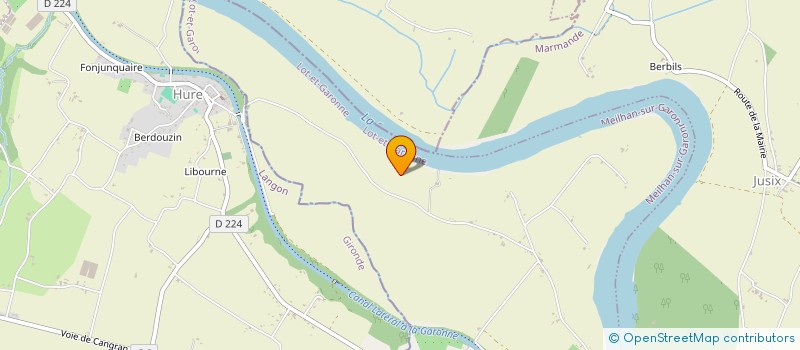 localisation de l'entreprise CLERIAN IMMOBILIER  SAINT-SAUVEUR-DE-MEILHAN