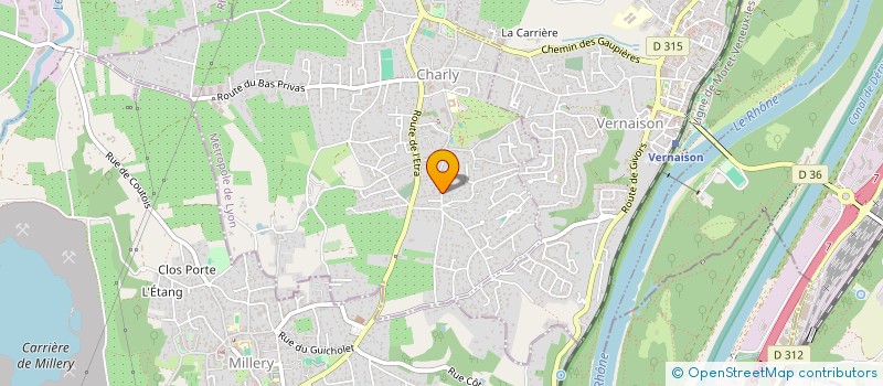 localisation de l'entreprise CLERIANE  CHARLY