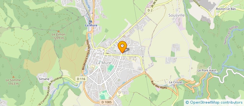 localisation de l'entreprise CLERIC  LA MURE