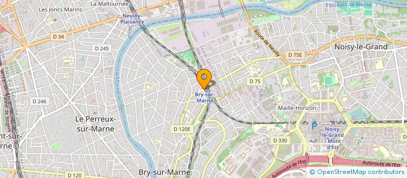 localisation de l'entreprise CLERICH ELEC  BRY SUR MARNE