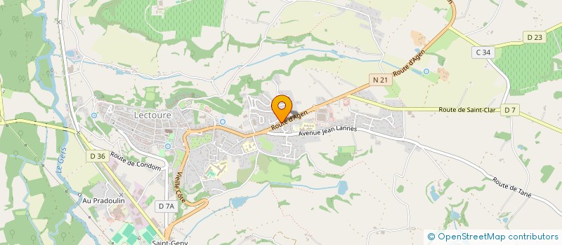 localisation de l'entreprise CLERICO - BURLET - ARMEL  LECTOURE