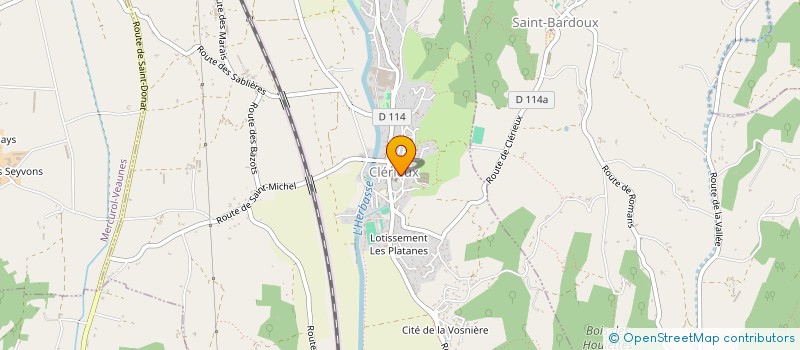 localisation de l'entreprise CLERIEUX KRAV MAGA 26 - CKM26  CLERIEUX