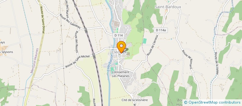 localisation de l'entreprise CLERIEUX KRAV MAGA 26 - CKM26  CLERIEUX