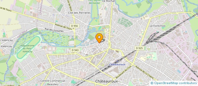 localisation de l'entreprise CLERIJ à CHATEAUROUX