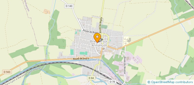 localisation de l'entreprise CLERIN PVC à BRIENON-SUR-ARMANCON