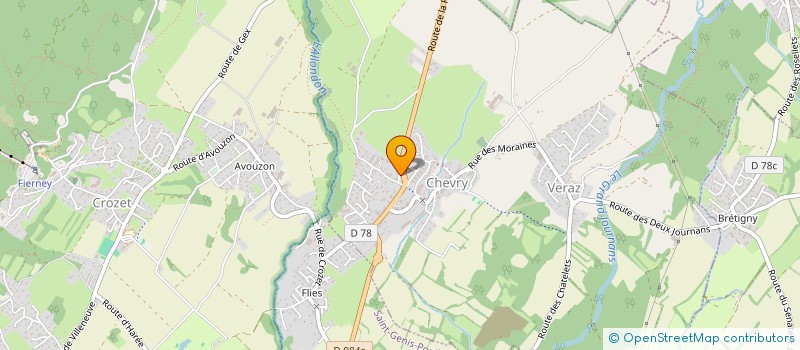 localisation de l'entreprise CLERINE  CHEVRY