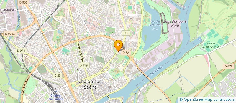 localisation de l'entreprise CLERINE à CHALON-SUR-SAONE