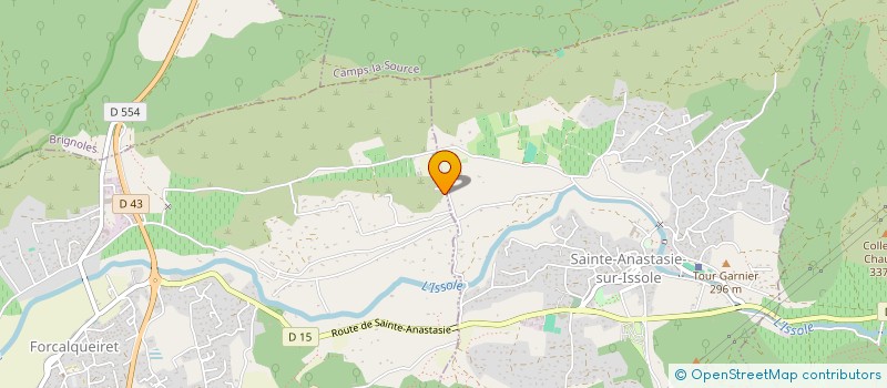 localisation de l'entreprise CLERINE  FORCALQUEIRET