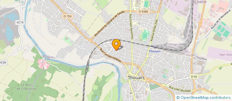 localisation de l'entreprise CLERLE  THOUARS