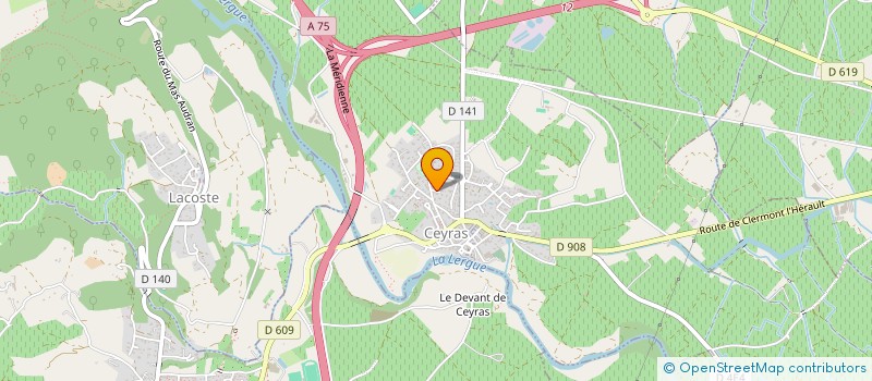 localisation de l'entreprise CLERM ACCUEIL RESTAU LOISIR ENFANT TRAVA à CEYRAS