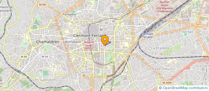 localisation de l'entreprise CLERMOGROOV  CLERMONT-FERRAND