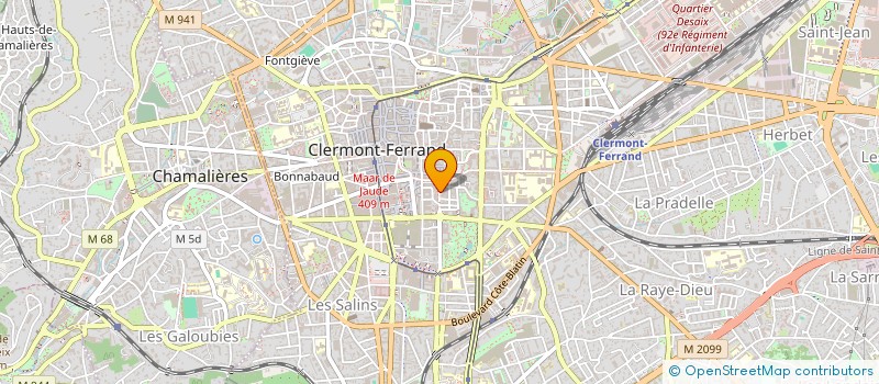 localisation de l'entreprise CLERMOGROOV  CLERMONT-FERRAND