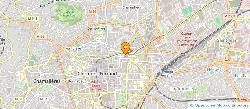 localisation de l'entreprise CLERMONT ACADEMY  CLERMONT-FERRAND