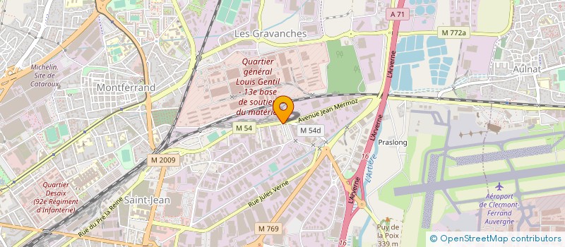 localisation de l'entreprise CLERMONT AUTOMOBILE  CLERMONT-FERRAND