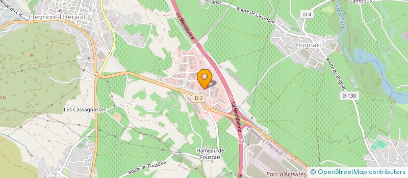 localisation de l'entreprise CLERMONT AUTOS  CLERMONT-L'HERAULT