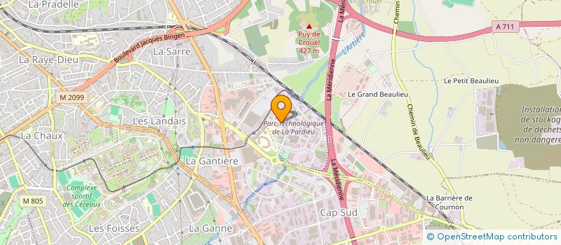 localisation de l'entreprise CLERMONT AUVERGNE à CLERMONT-FERRAND