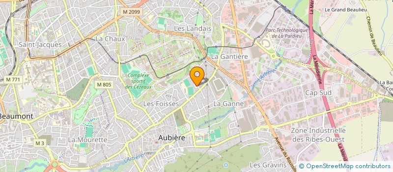 localisation de l'entreprise CLERMONT AUVERGNE INP à AUBIERE
