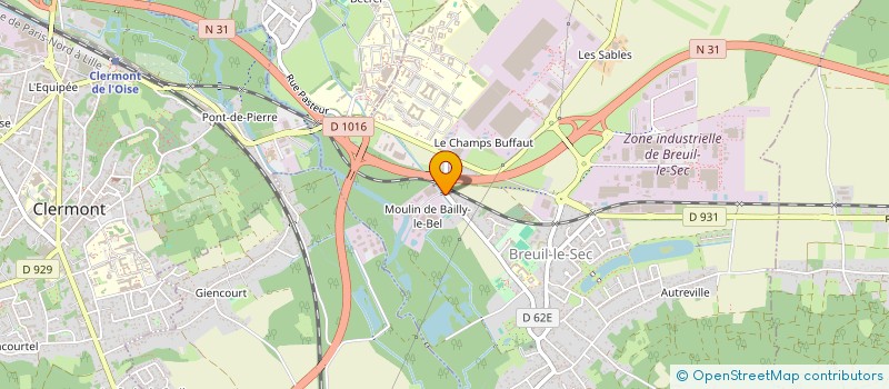 localisation de l'entreprise CLERMONT BOIS à BREUIL LE SEC