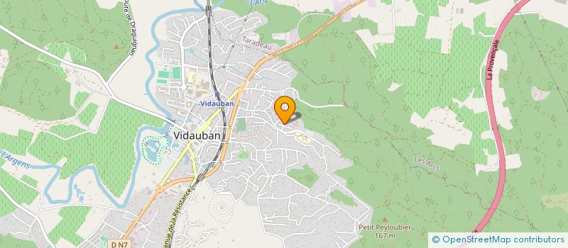 localisation de l'entreprise CLERMONT-CHANTURGUE  VIDAUBAN