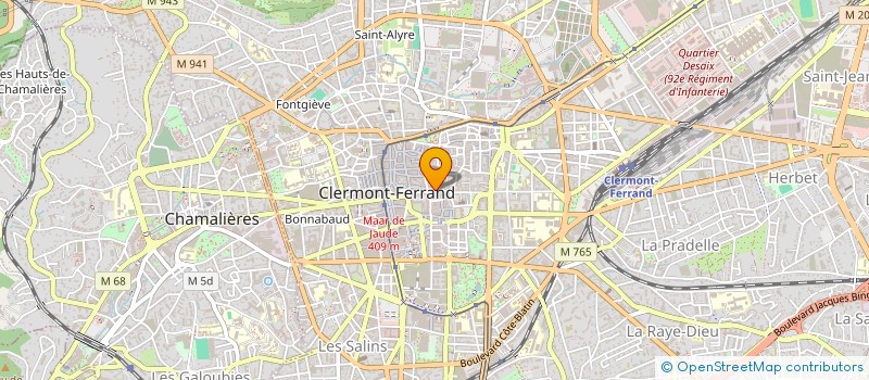 localisation de l'entreprise CLERMONT DIFFUSION à CLERMONT-FERRAND