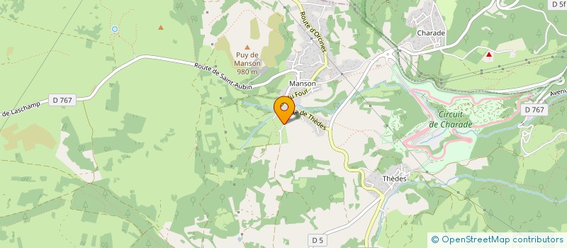 localisation de l'entreprise CLERMONT ENCOMBRANTS  SAINT-GENES-CHAMPANELLE