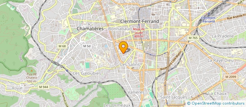 localisation de l'entreprise CLERMONT FD FOOTBALL CLUB à CLERMONT-FERRAND