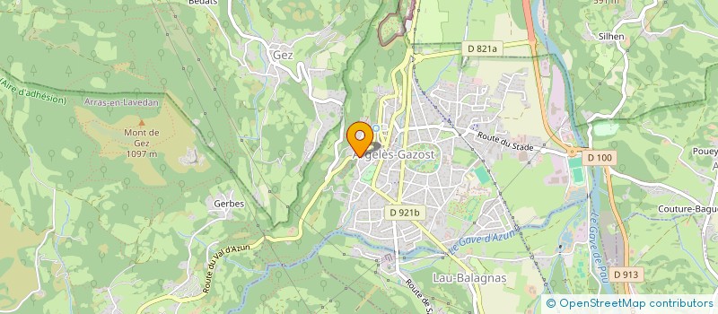 localisation de l'entreprise CLERMONT-FLAMENT  ARGELES-GAZOST