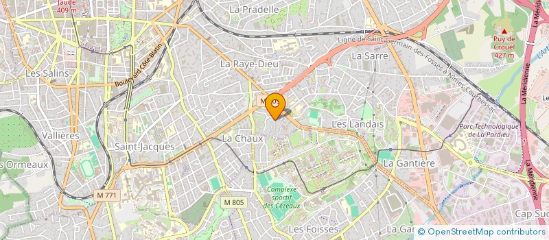 localisation de l'entreprise CLERMONT HOLDING  CLERMONT-FERRAND