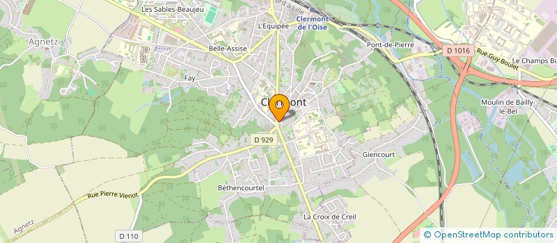 localisation de l'entreprise CLERMONT IMMOBILIER à CLERMONT