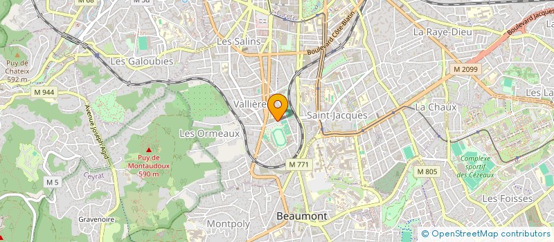 localisation de l'entreprise CLERMONT JOKER'S  CLERMONT-FERRAND