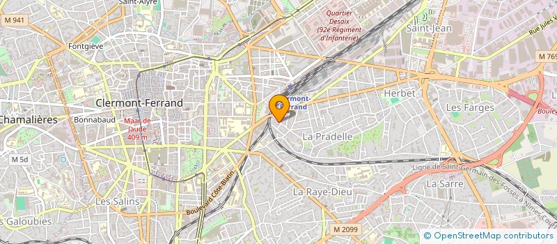 localisation de l'entreprise CLERMONT KIZ CONNECTION (CKC OU C'KZ CONNECTION)  CLERMONT-FERRAND