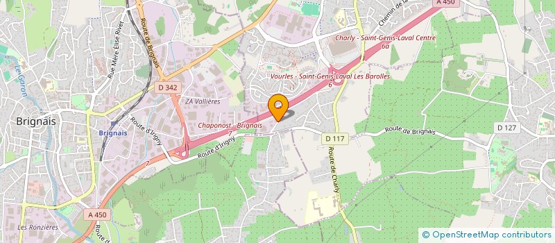 localisation de l'entreprise CLERMONT-LEMPDES 63  SAINT-GENIS-LAVAL