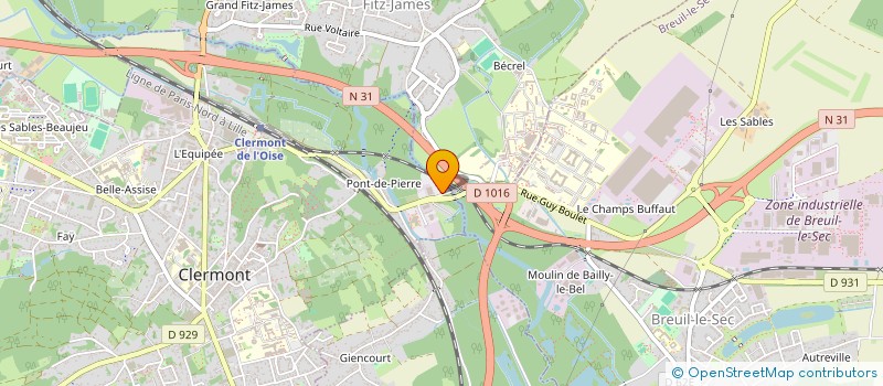 localisation de l'entreprise CLERMONT LOC  CLERMONT