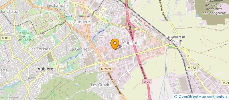 localisation de l'entreprise CLERMONT MATERIEL  AUBIERE