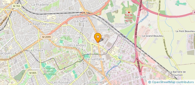 localisation de l'entreprise CLERMONT RECRUTEMENT  CLERMONT-FERRAND