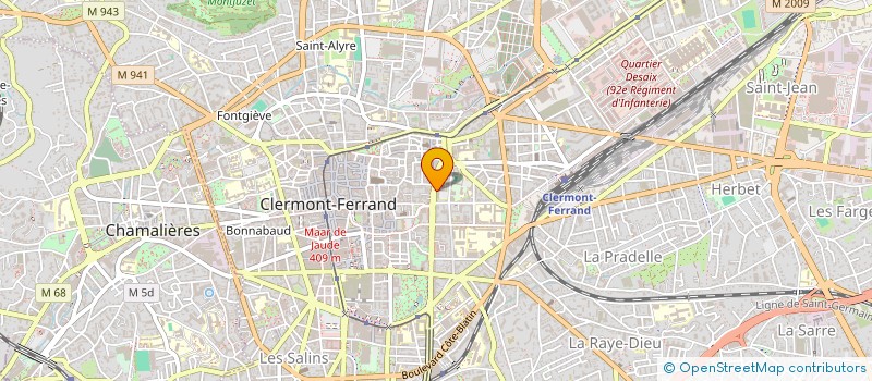 localisation de l'entreprise CLERMONT SCHOOL OF BUSINESS ALUMNI  CLERMONT-FERRAND